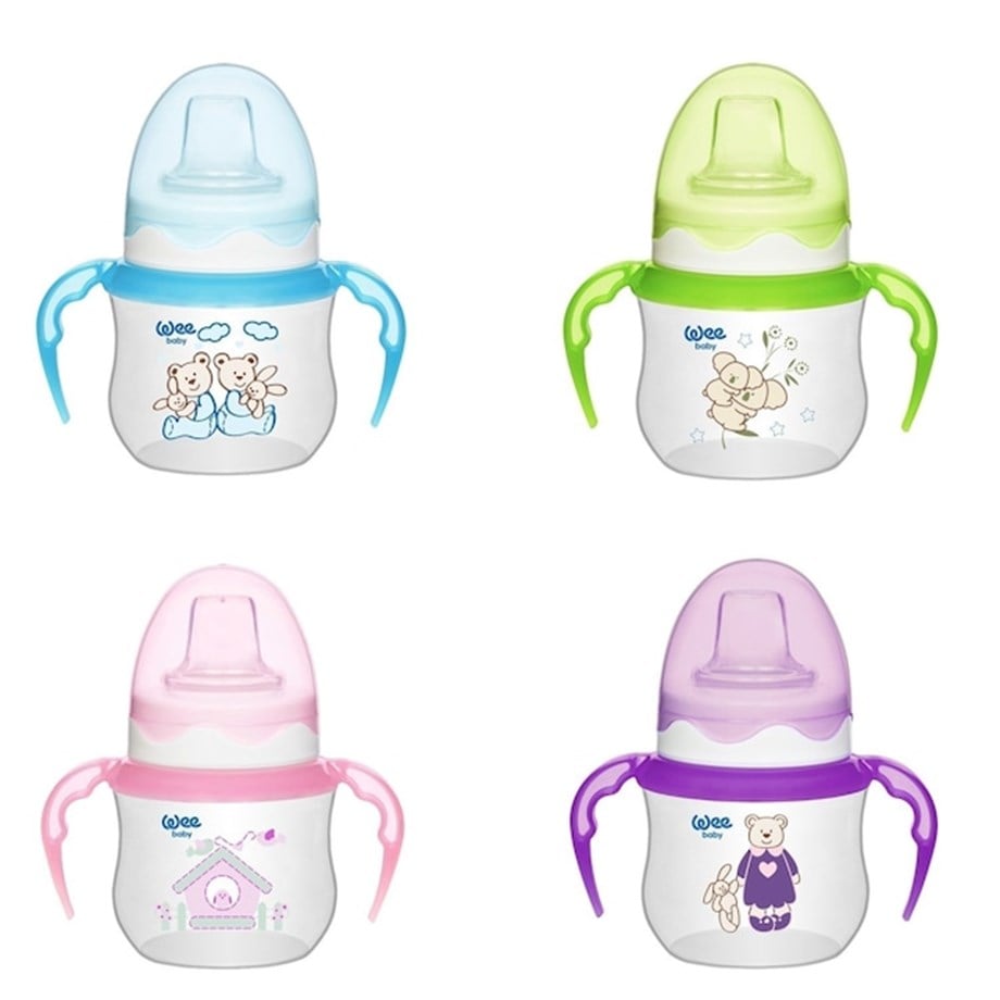Wee Baby Antikolik Akıtmaz Kulplu PP Bebek Bardak 125 ml