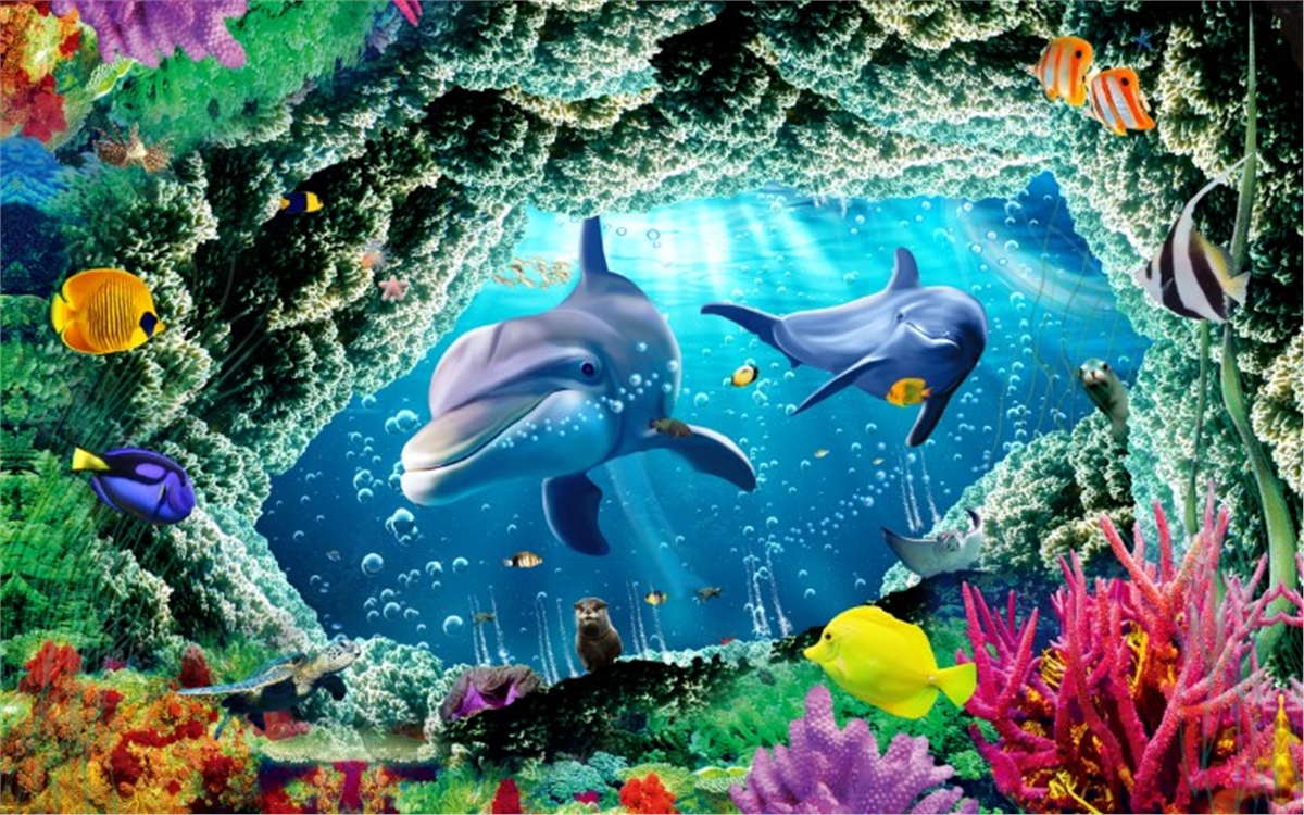 Akvaryum Duvar KağıtlarıAkvaryum Duvar Kağıdı