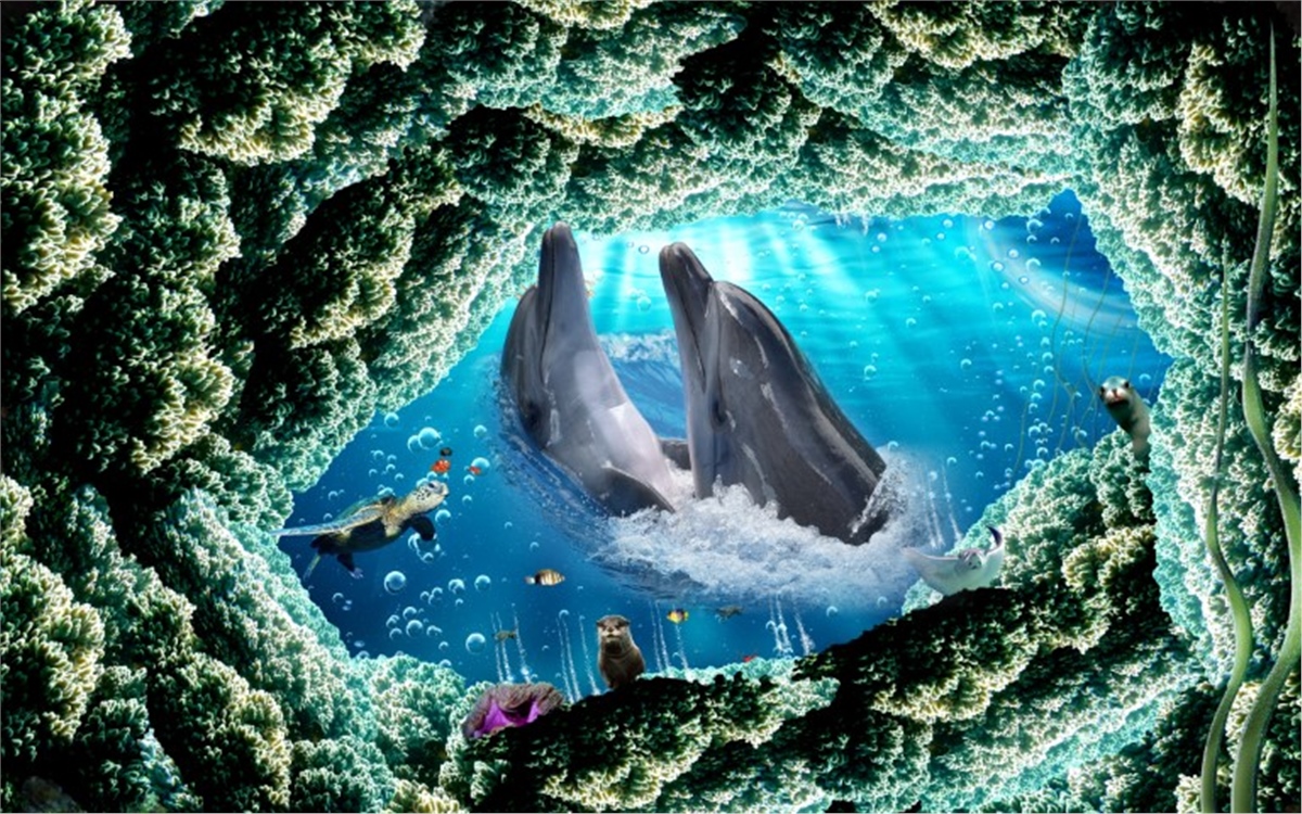 Akvaryum Duvar KağıtlarıAkvaryum Duvar Kağıdı