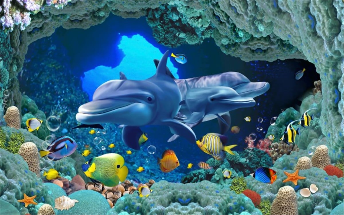 Akvaryum Duvar KağıtlarıAkvaryum Duvar Kağıdı