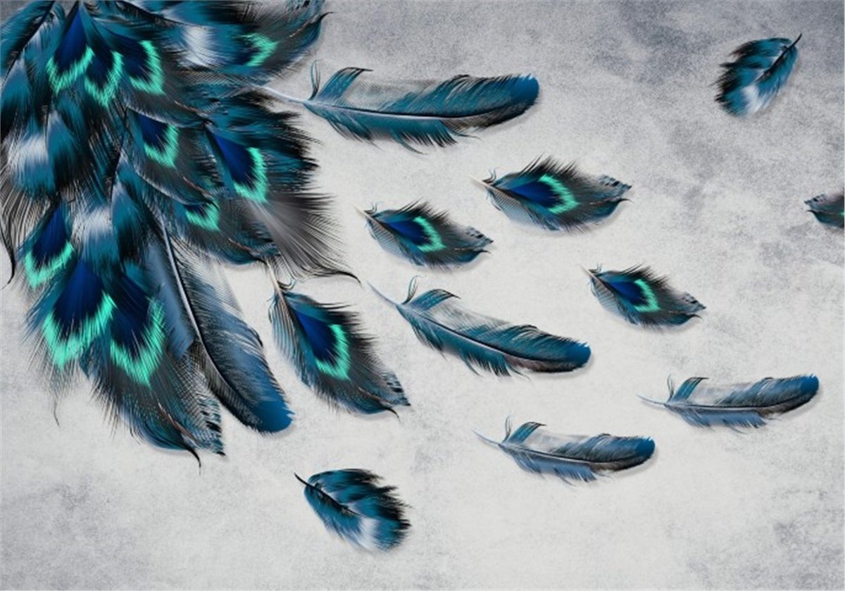 Tüy ve Yaprak Duvar KağıtlarıDuvar Kağıdı