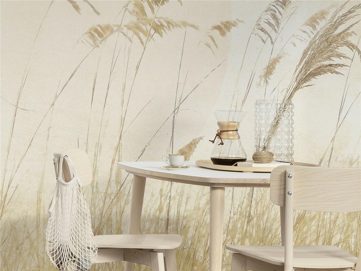 Retro ÇiçekRetro Çiçek Duvar Kağıdı