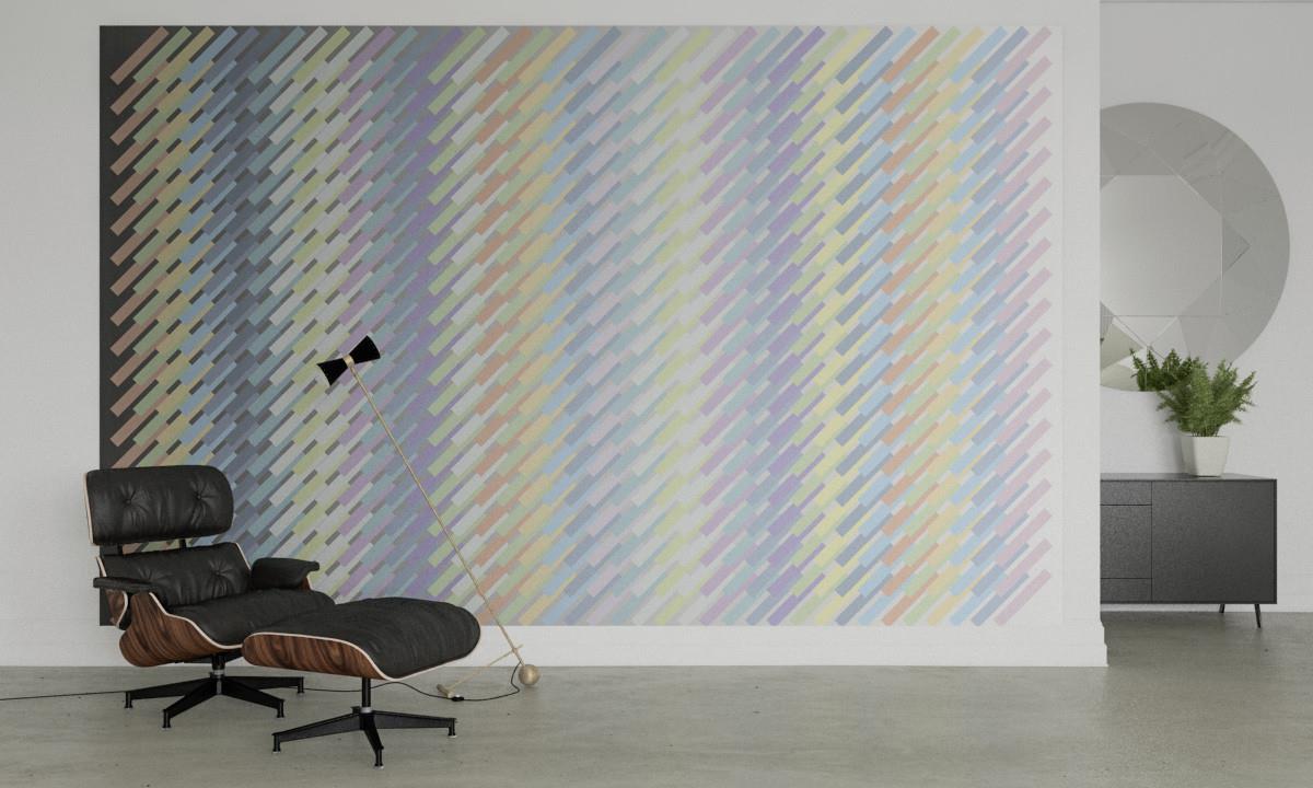 Retro ÇiçekRetro Çiçek Duvar Kağıdı