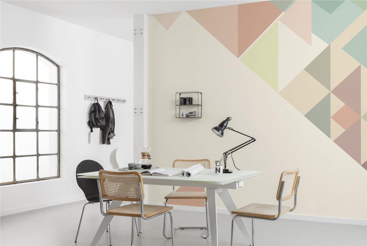 Retro ÇiçekRetro Çiçek Duvar Kağıdı