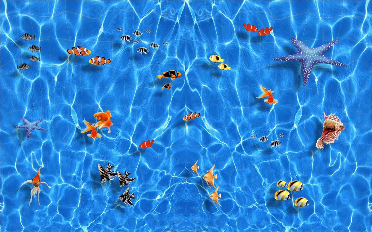 Akvaryum Duvar KağıtlarıAkvaryum Duvar Kağıdı