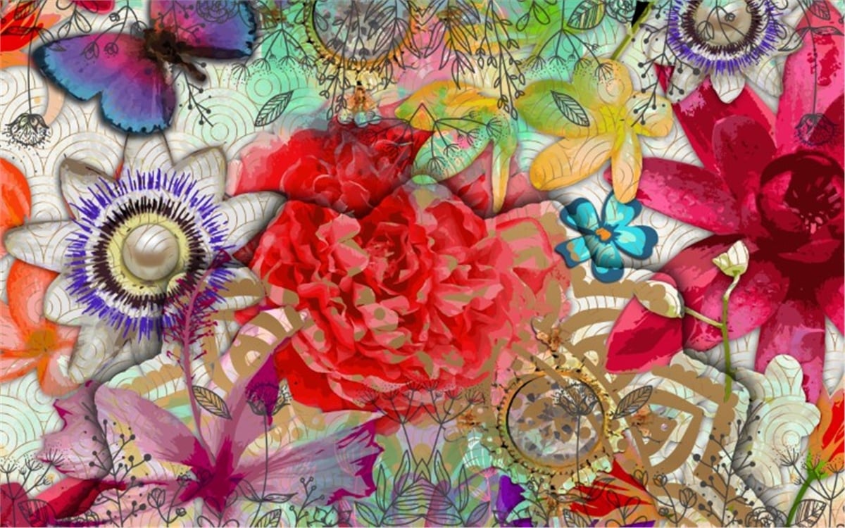 Çiçek Duvar Kağıtları 2Çiçek Duvar Kağıdı