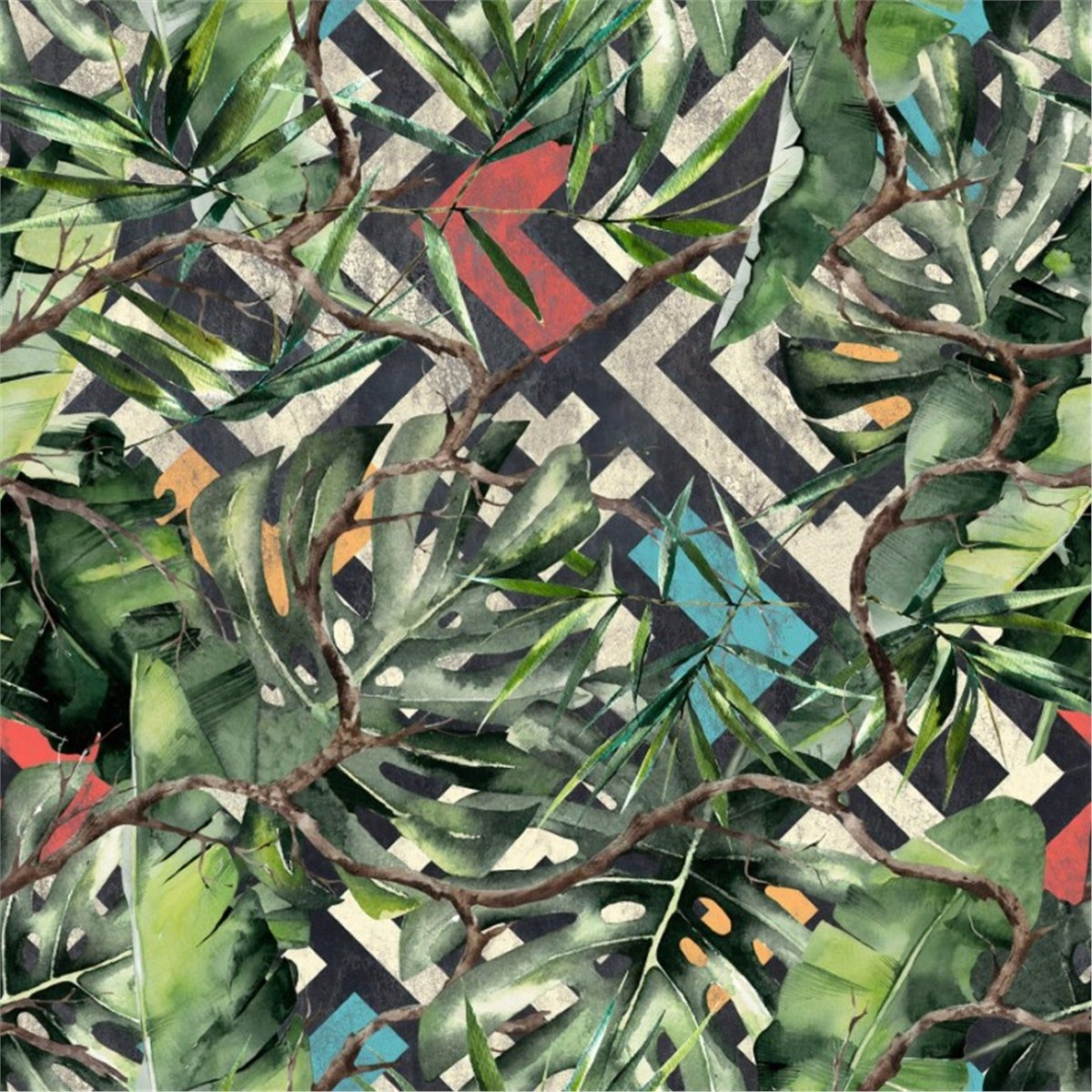 Tüy ve Yaprak Duvar KağıtlarıDuvar Kağıdı