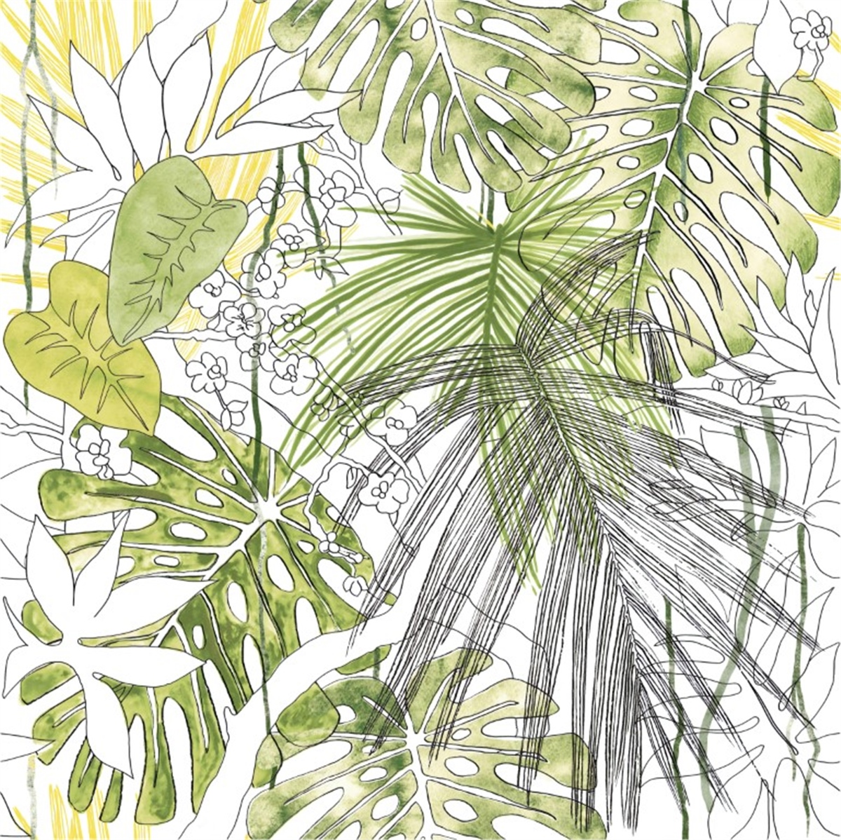 Tüy ve Yaprak Duvar KağıtlarıDuvar Kağıdı