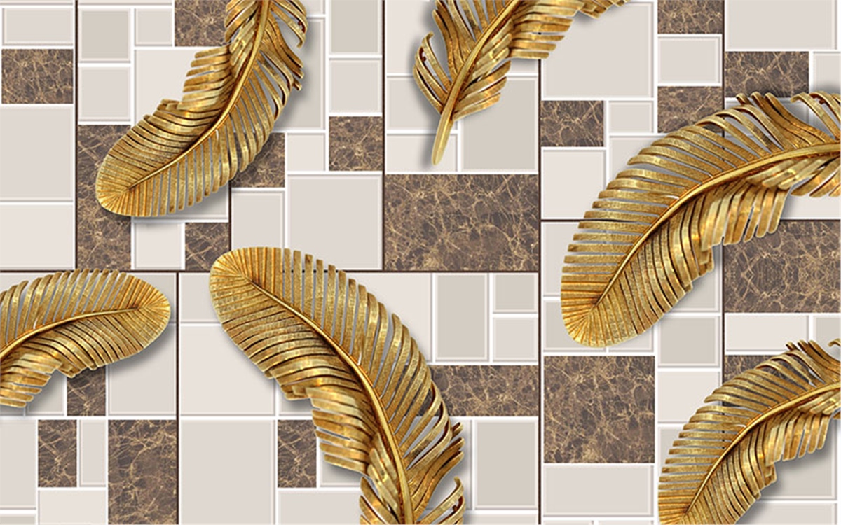 Tüy ve Yaprak Duvar KağıtlarıDuvar Kağıdı