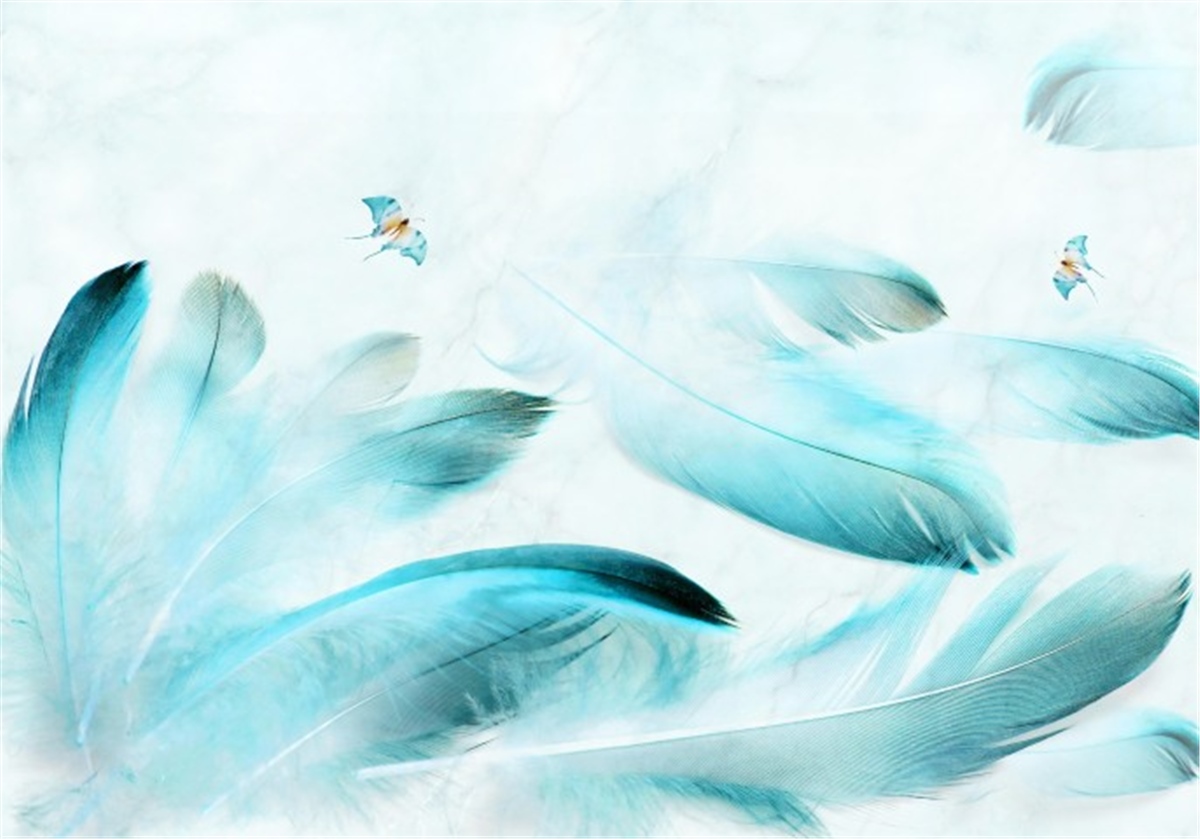 Tüy ve Yaprak Duvar KağıtlarıDuvar Kağıdı