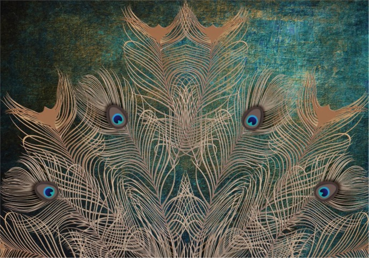 Tüy ve Yaprak Duvar KağıtlarıDuvar Kağıdı