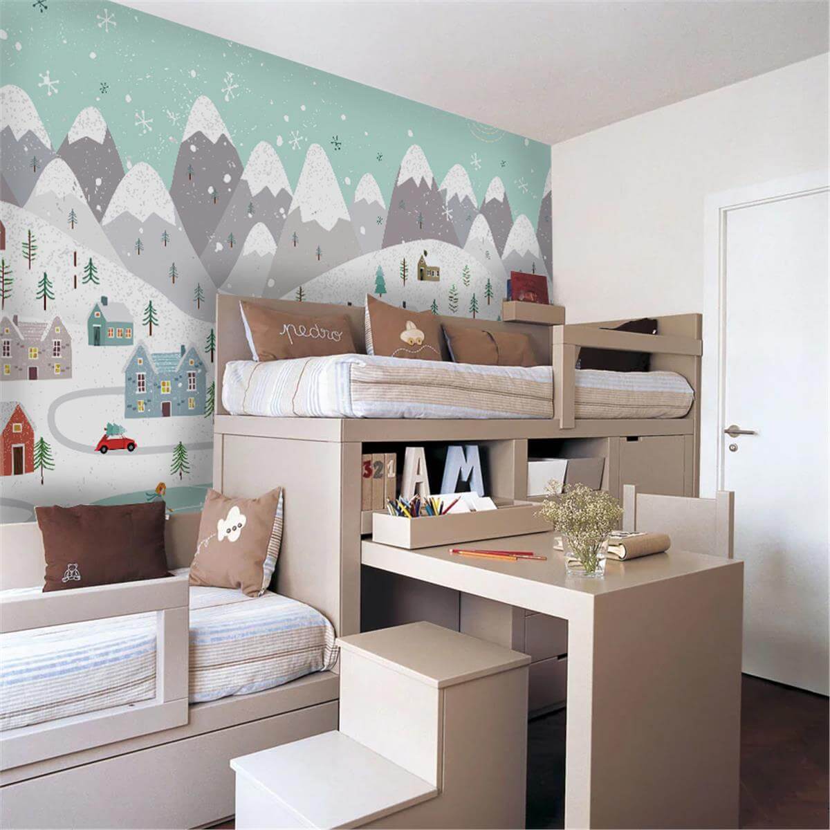 Çocuk Odasıİlham Çocuk Odası Duvar Kağıdı