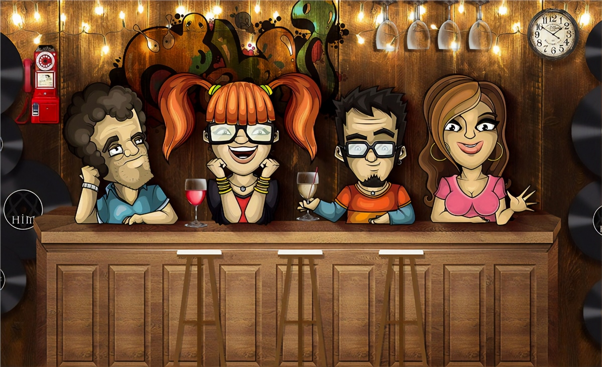 Kafe ve Bar Duvar KağıtlarıKafe ve Bar Duvar Kağıdı