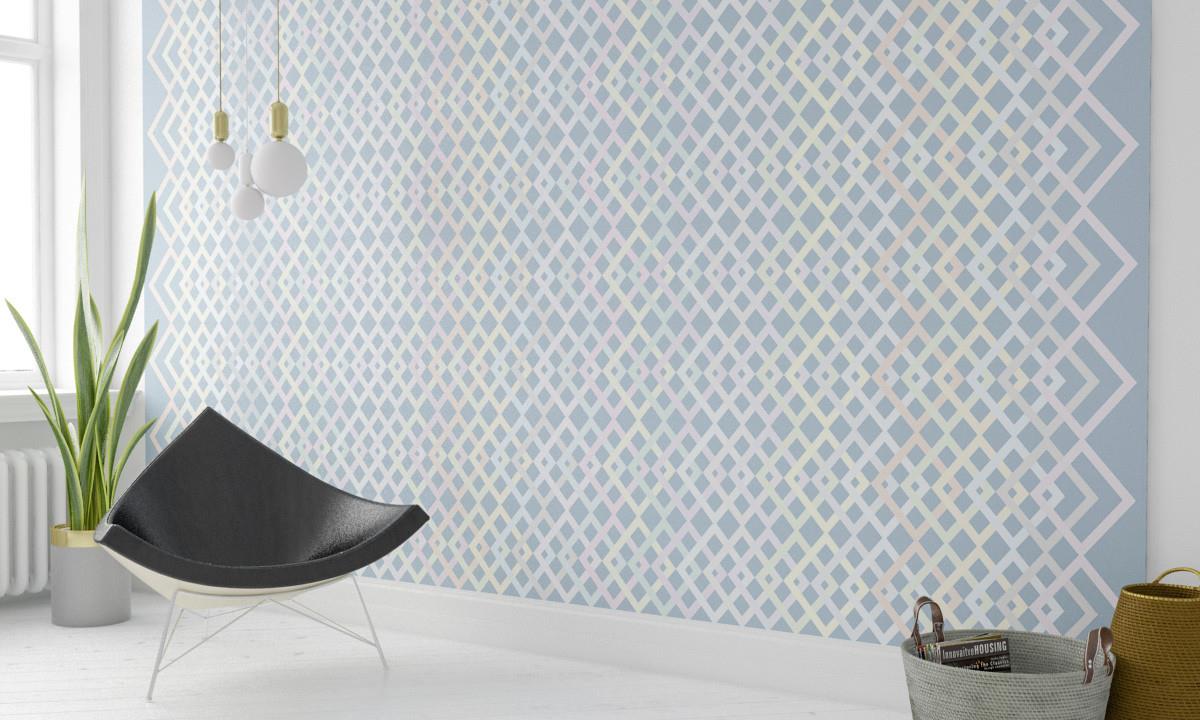 Retro ÇiçekRetro Çiçek Duvar Kağıdı