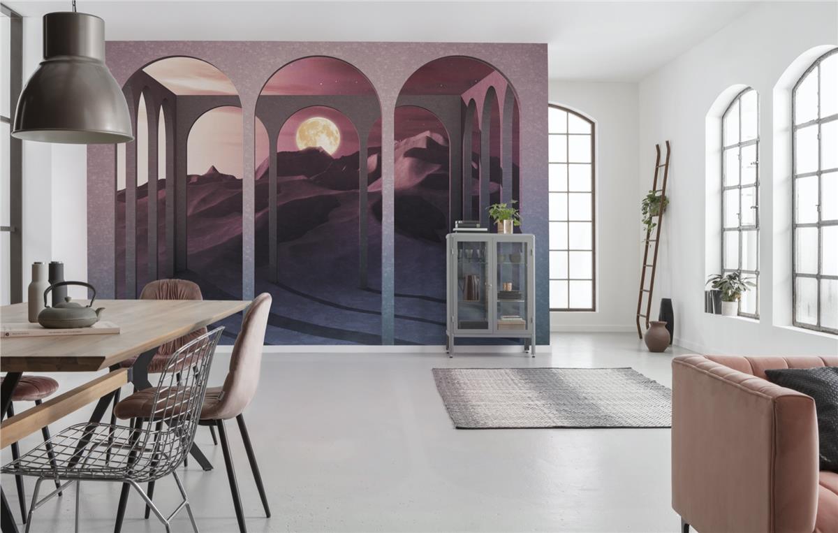 Retro ÇiçekRetro Çiçek Duvar Kağıdı