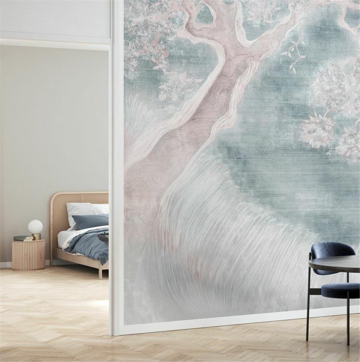 Retro ÇiçekRetro Çiçek Duvar Kağıdı