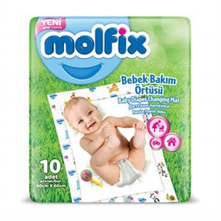 Molfix Bebek Bakım Örtüsü 10Lu