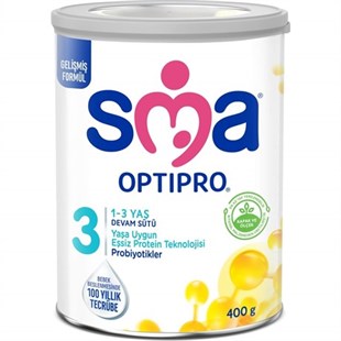Sma 3 Optipro Probiyotik 1-3 Yaş  Devam Sütü400 gr