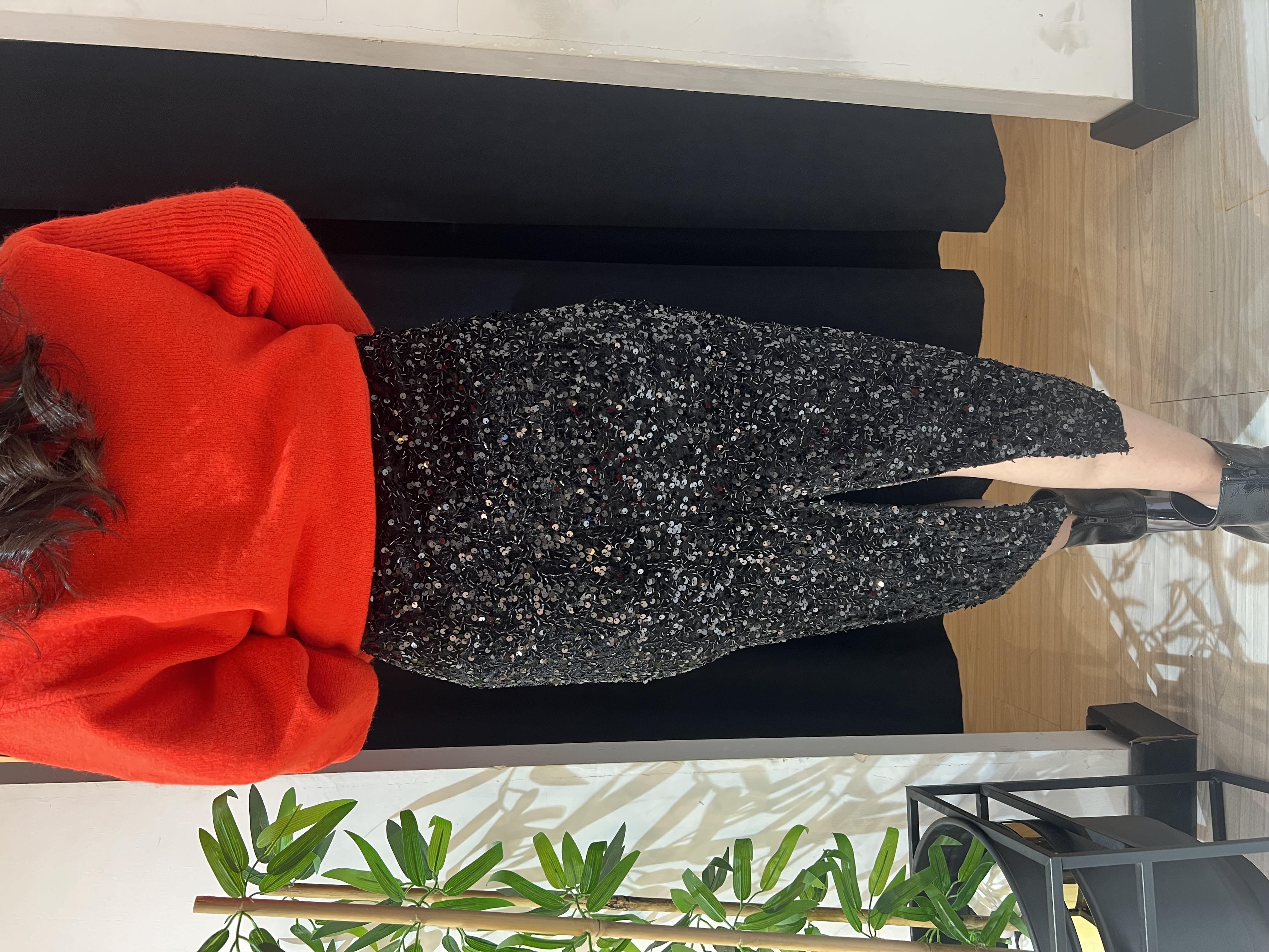 Crm Pullu Etek-Siyah