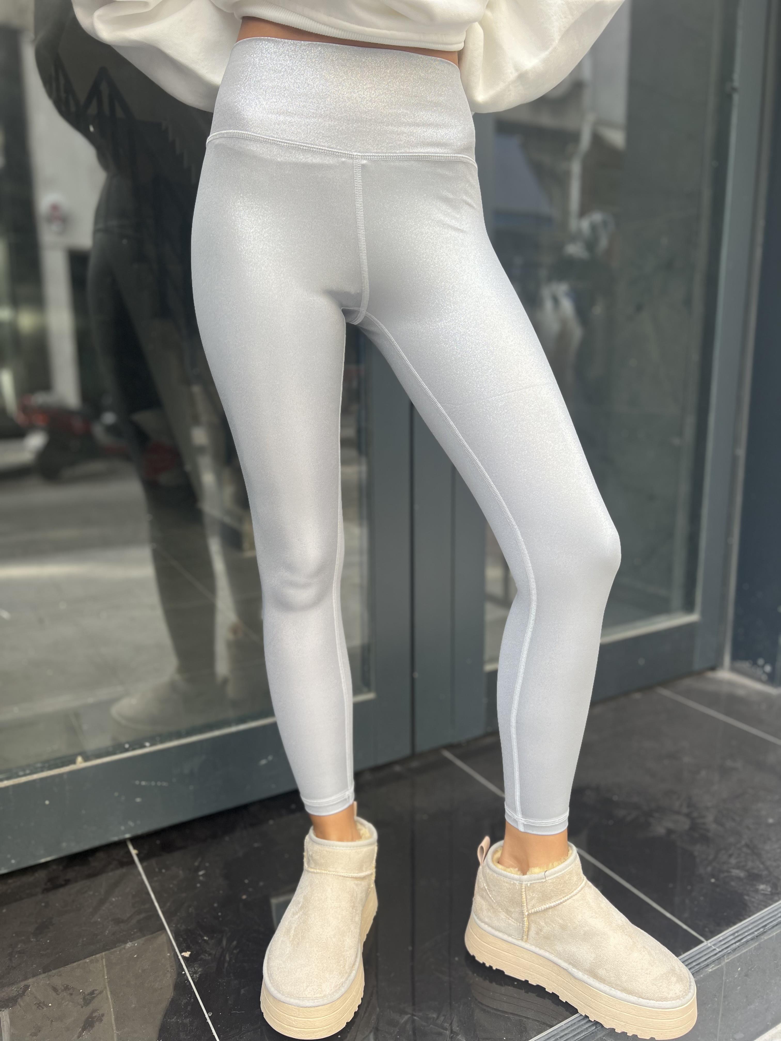 Gng Parlak Tayt-Gümüş