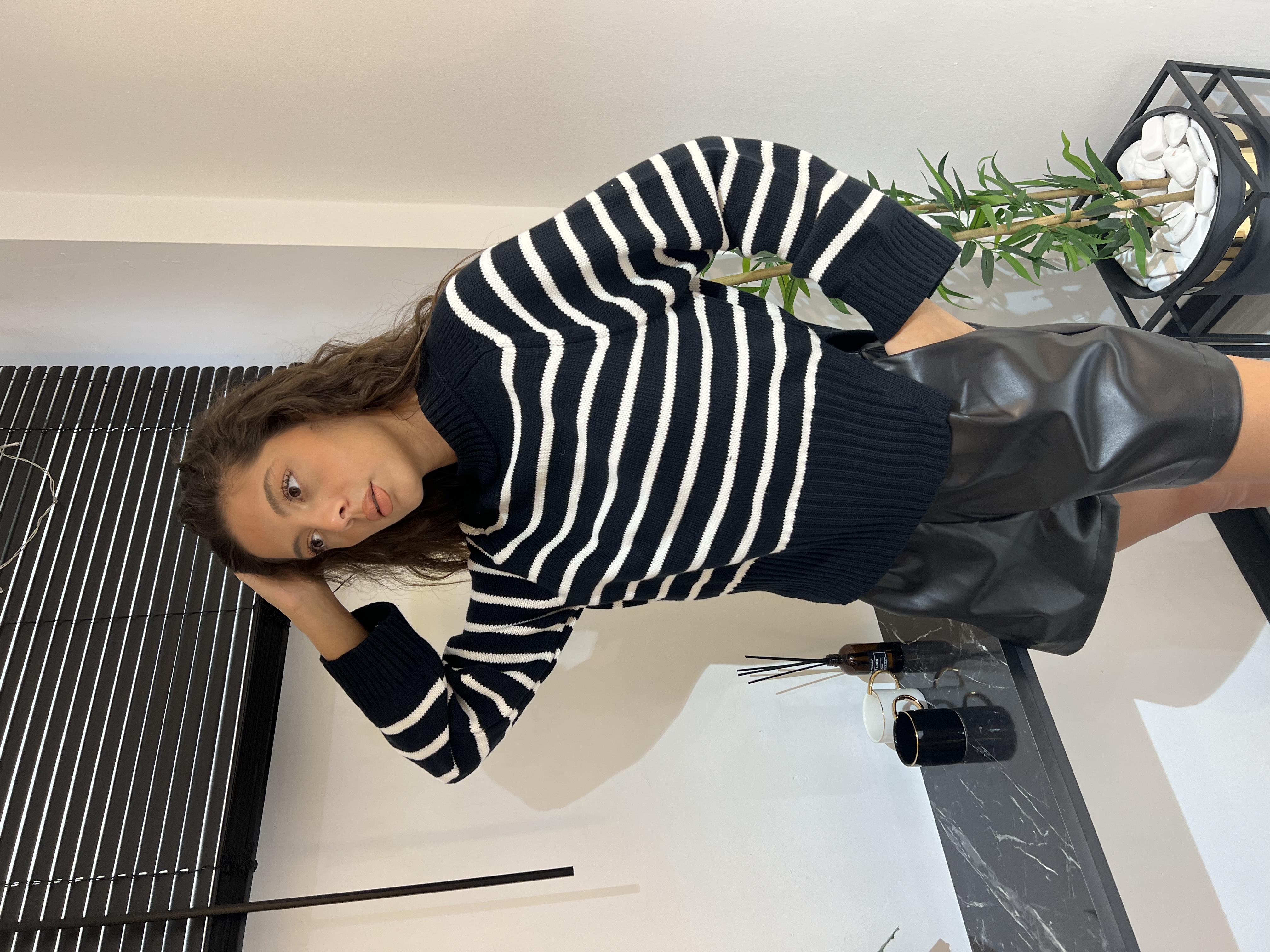 MD Çizgili Kazak-Lacivert