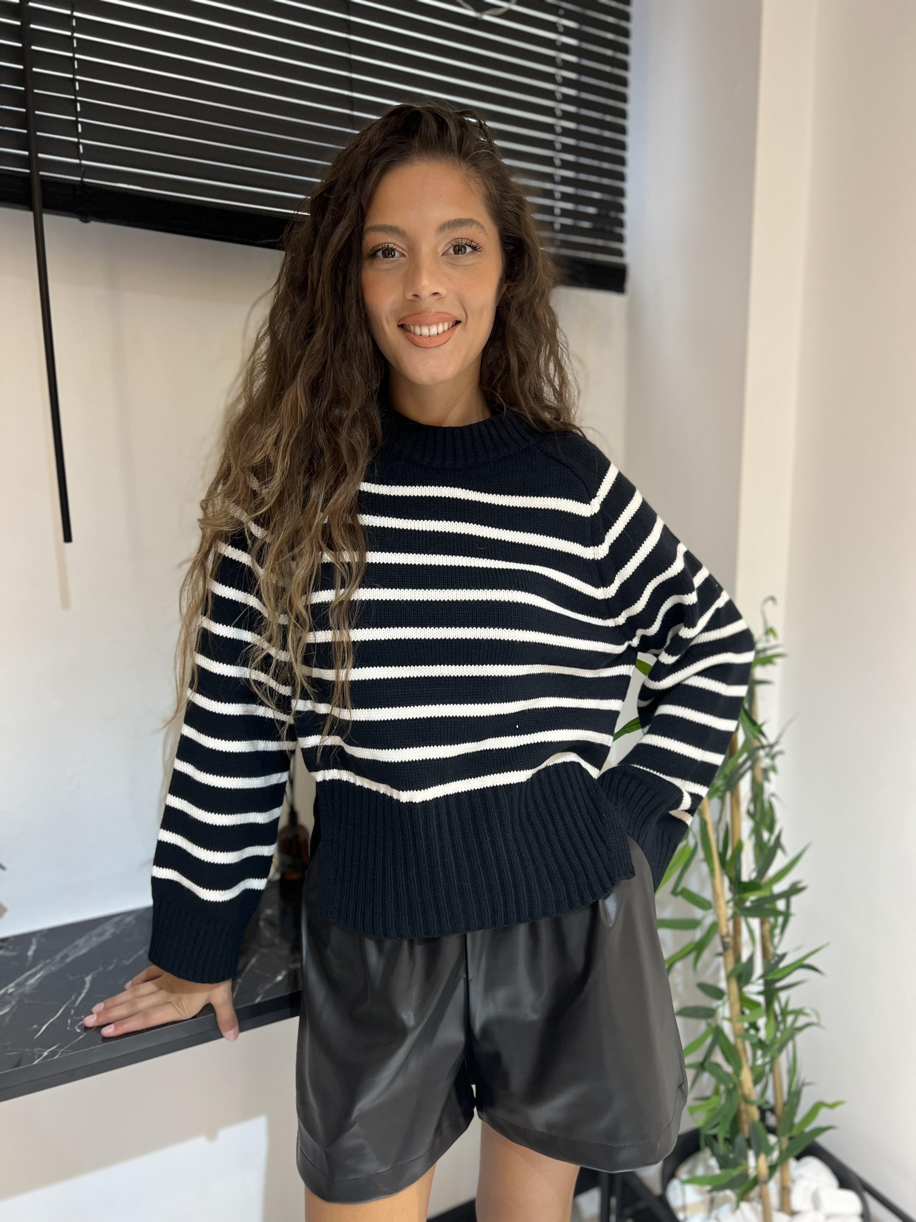 MD Çizgili Kazak-Lacivert