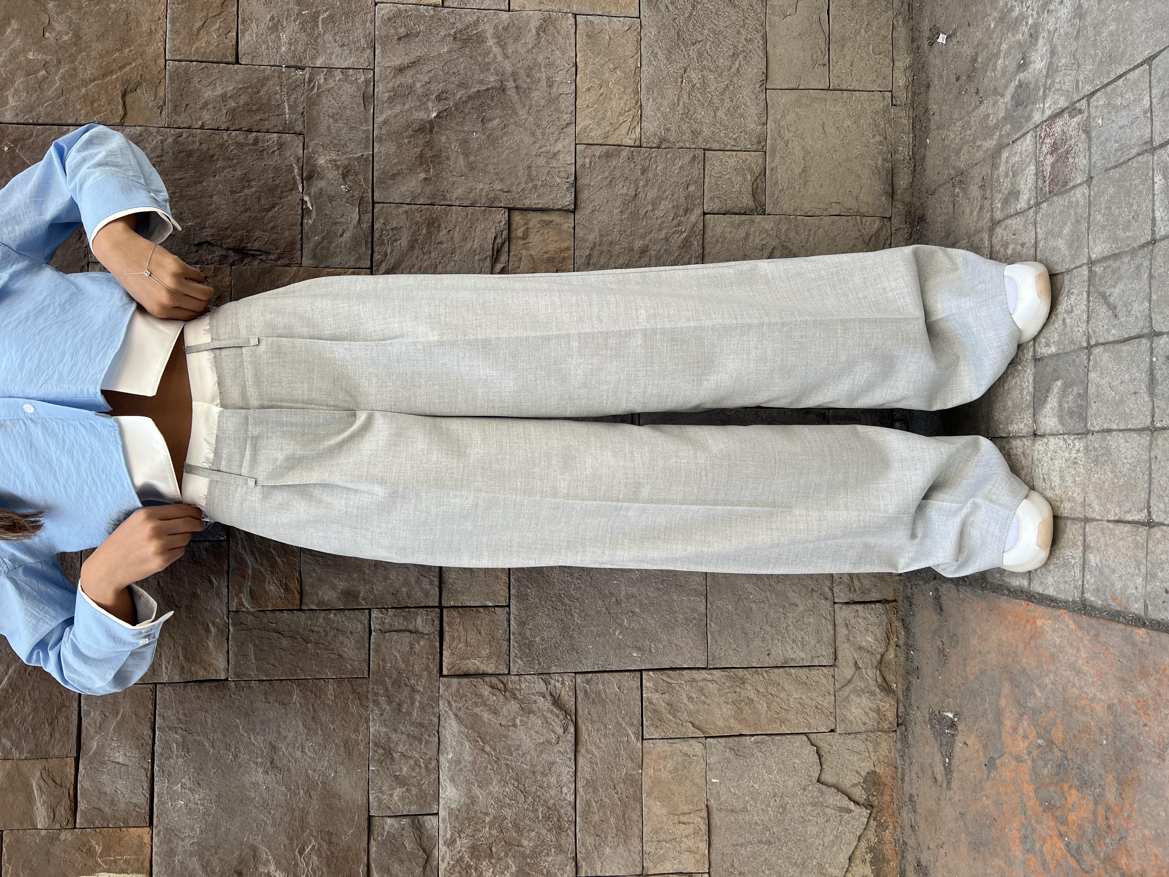 Poliviskon  Pantolon -Gri