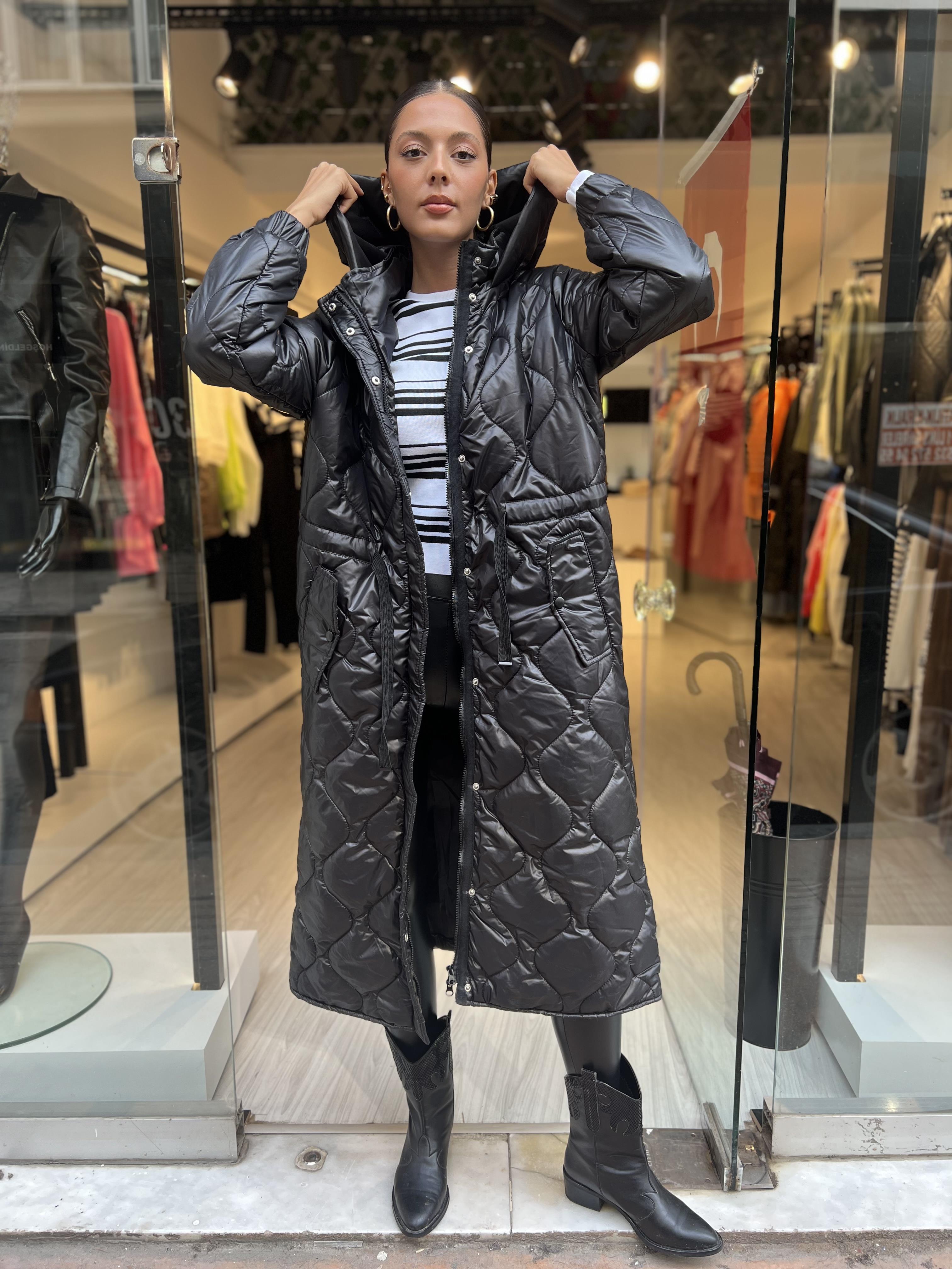 RBN Uzun Kapitone Mont-Siyah