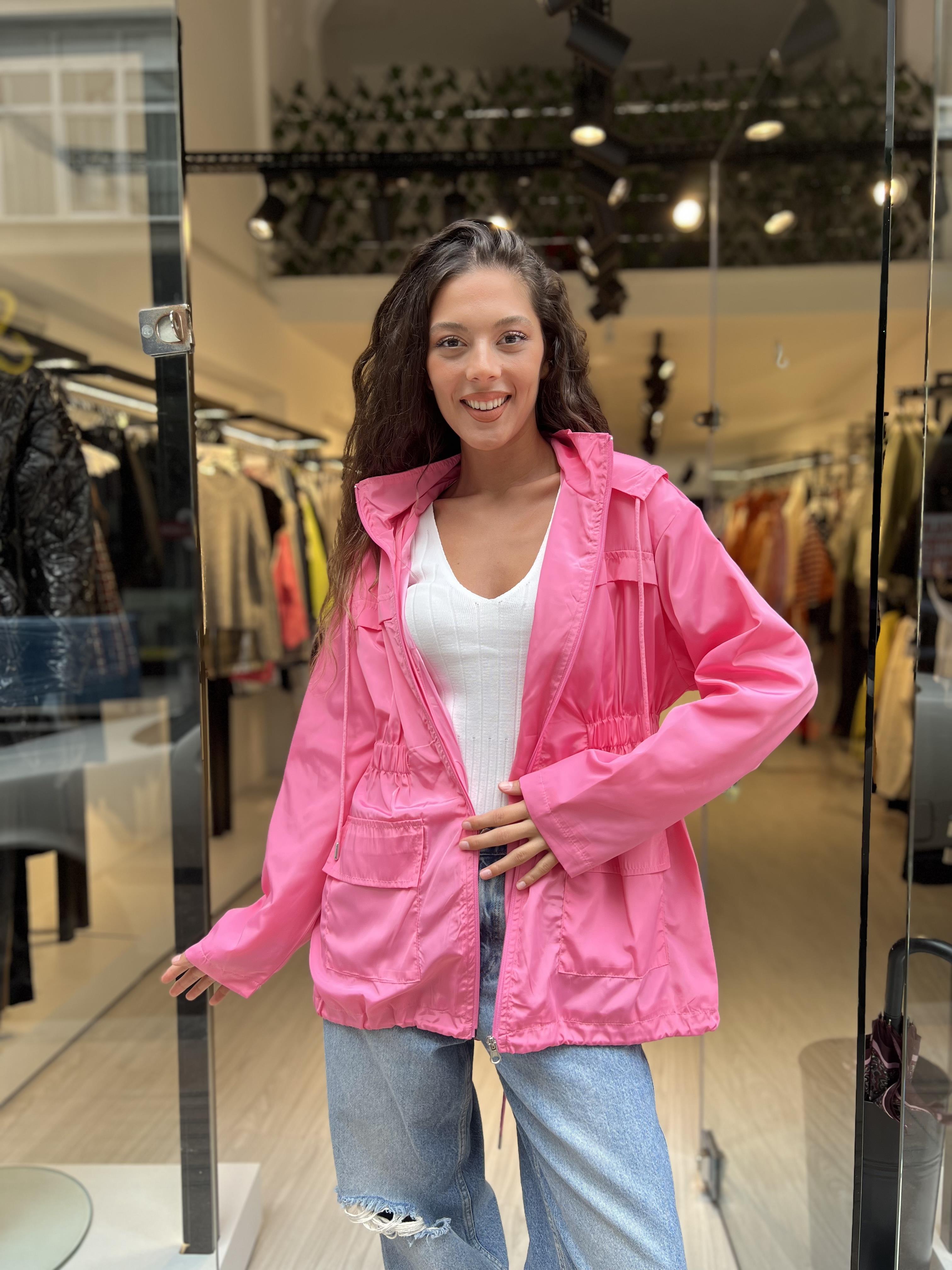 Rbn Yağmurluk-Pembe