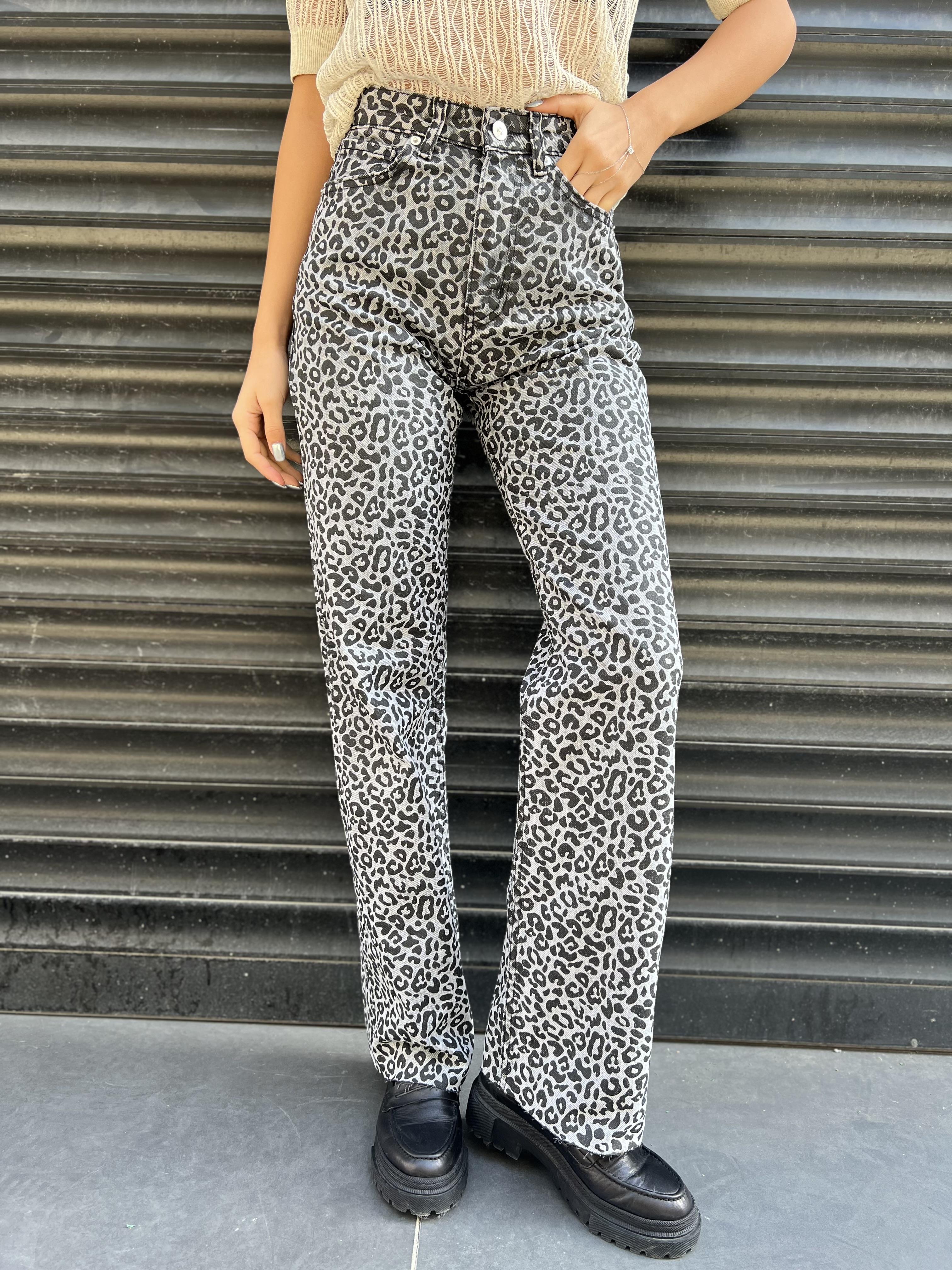 Ut.Leopar Jean -Siyah 