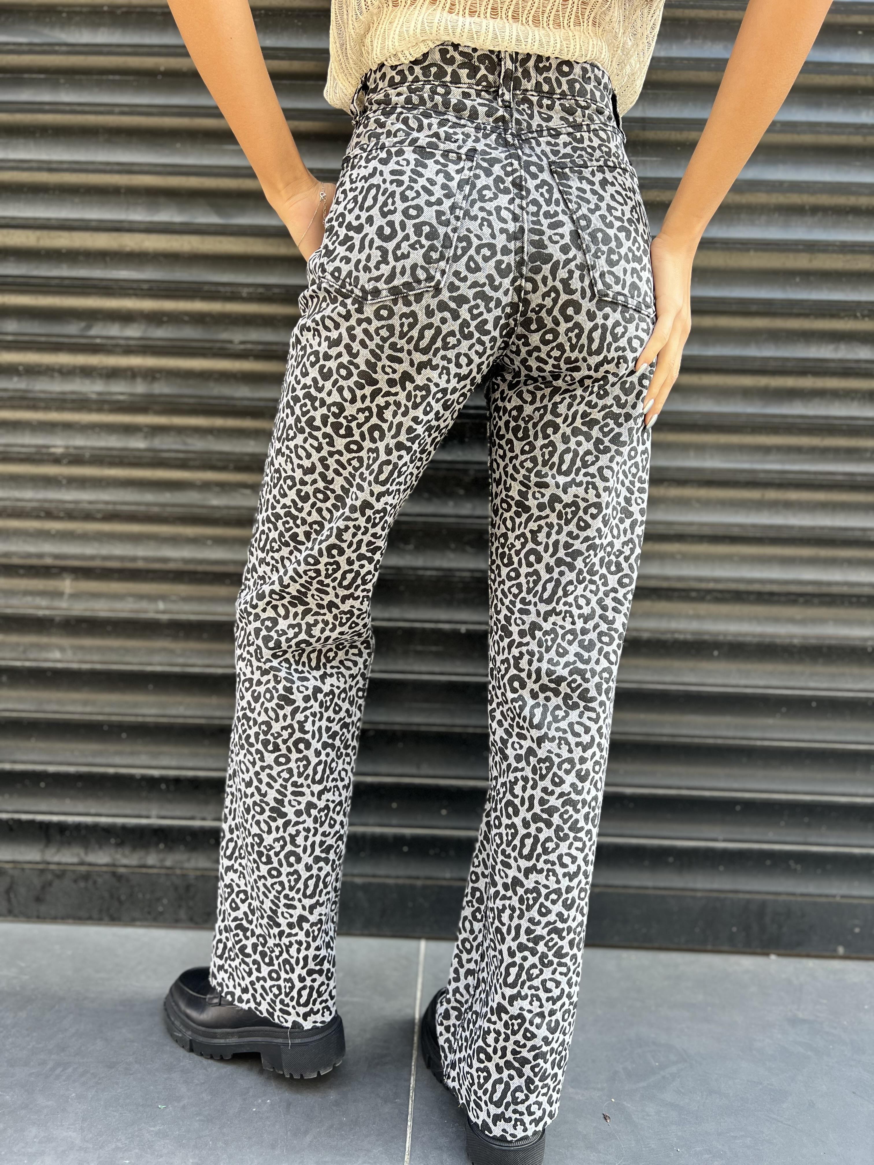 Ut.Leopar Jean -Siyah 