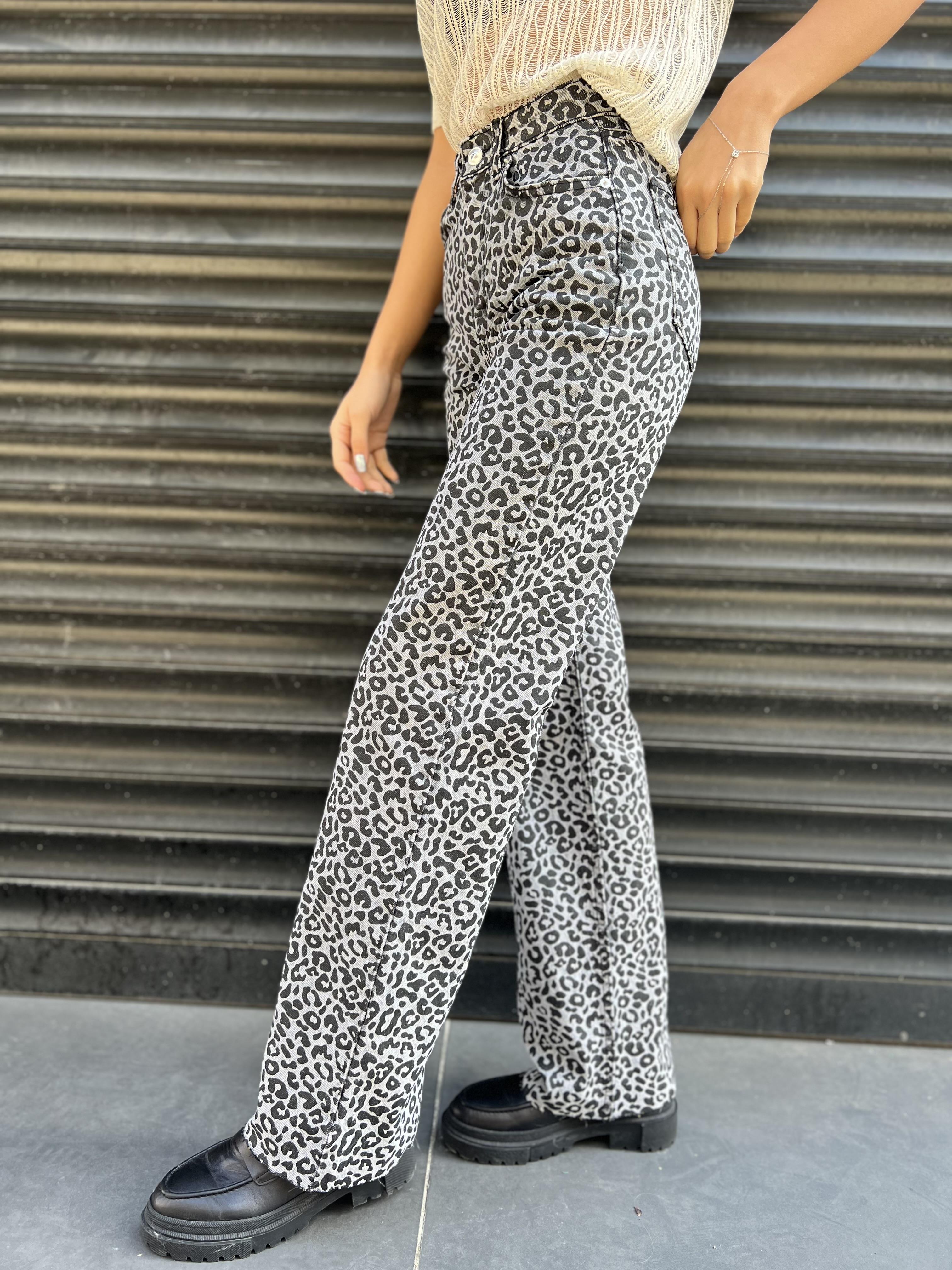 Ut.Leopar Jean -Siyah 