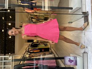 BB Sırt Detaylı Elbise-Pembe