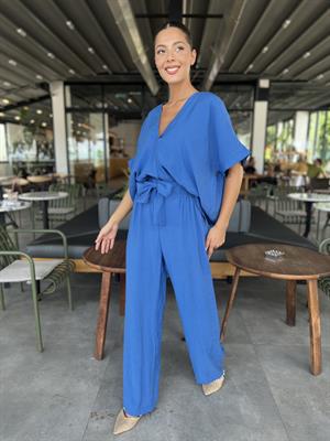 Bluz Pantolon Takım-Mavi