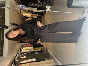 Çift Lastikli Bol Paça Pantolon-Siyah