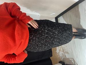 Crm Pullu Etek-Siyah