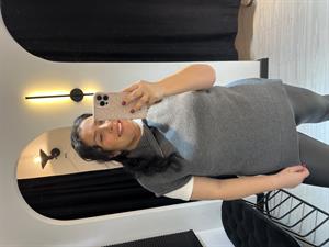 Dlvn Fermuar Yaka Süveter-Gri