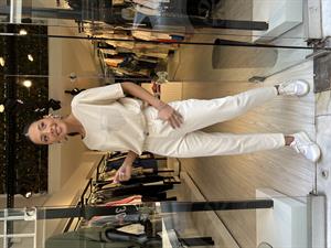 Dlvn Taşlı tişört-Bej