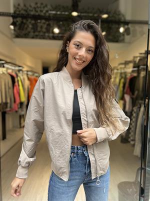 Düz Kısa Bomber-Taş