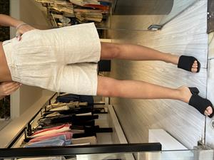 Efl Keten Şort-Natura