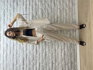 Keten Gömlek Takım Taş