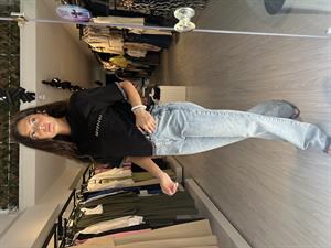 Key.Boncuk İşlemeli Bluz-Siyah