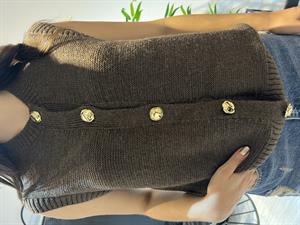 Key Triko Yelek-Kahve