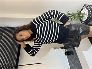 MD Çizgili Kazak-Lacivert