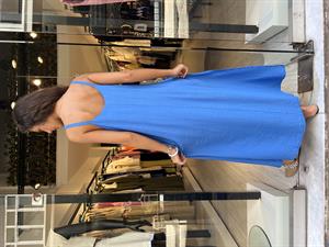 Q.Askılı Elbise-Mavi