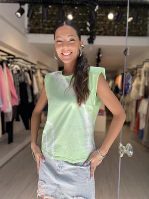 Quzu Vatkalı T-shirt - Yeşil