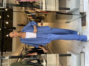 Tensel Kumaş Takım -Mavi 