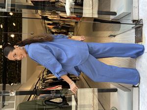 Tensel Kumaş Takım -Mavi 