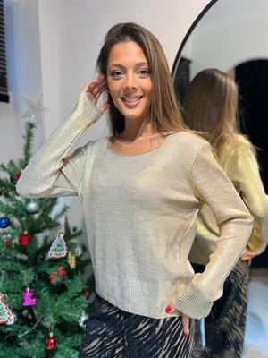 U Yaka Parlak Kazak-Gold