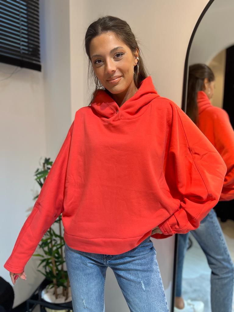 Düğme Detaylı Sweat-NarÇiçeği